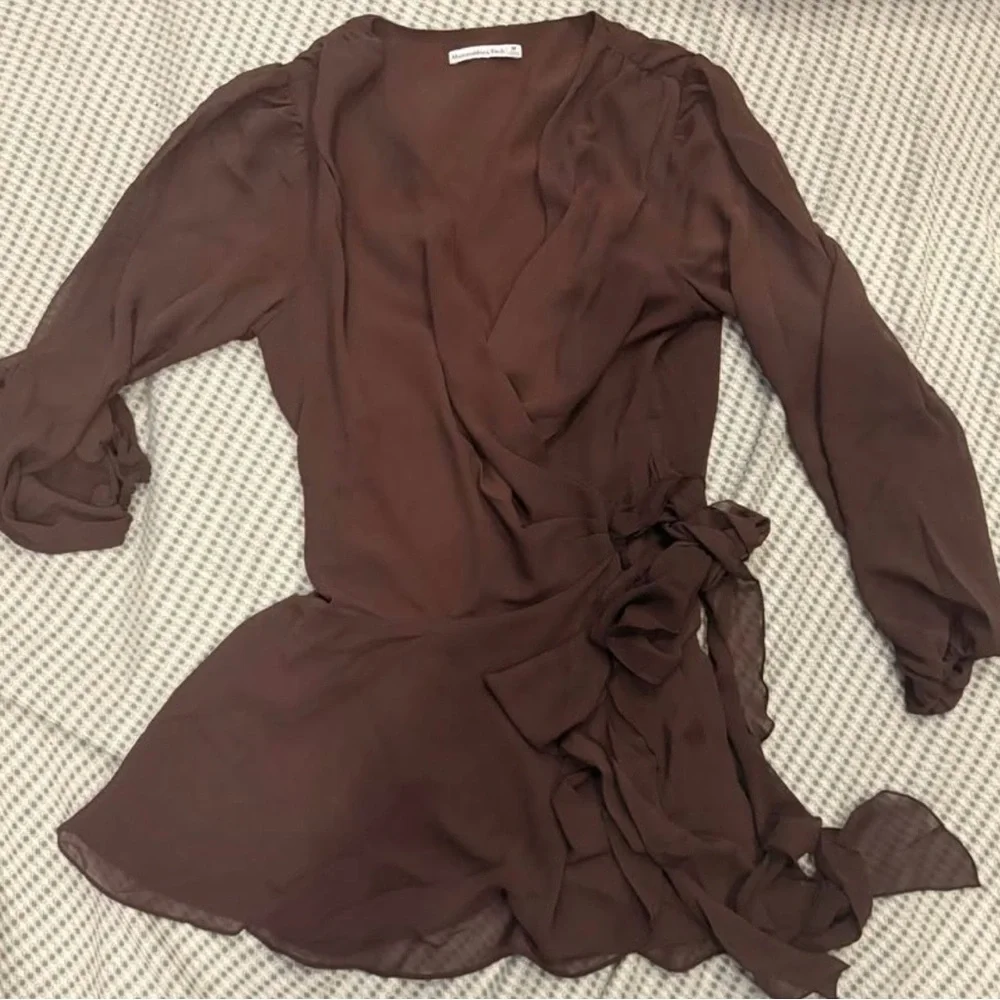 Abercrombie & Fitch Brown Mini Dress - Picture 3 of 3